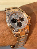 Best Replica  Rolex Daytona Rose Gold Meteorite Dial