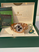 Best Replica  Rolex Daytona Rose Gold Meteorite Dial