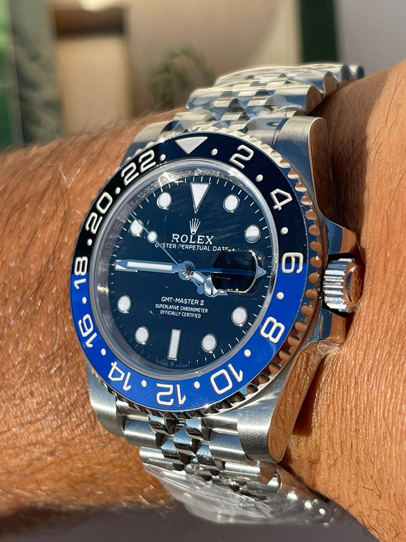 Best Replica Rolex GMT Master ll Batman Jubilee Bracee