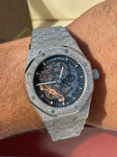 Best Replica Audemars Piguet Skeleton Frosted Silver