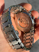 Copy of Best Replica Audemars Piguet  Perpetual Calendar White Dial