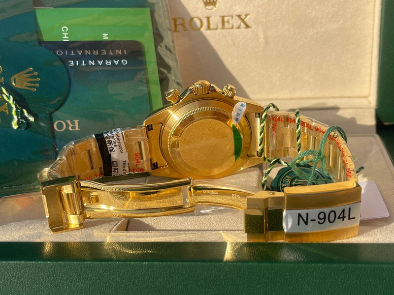 Best Replica  Rolex Daytona Yellow Gold With White Dial