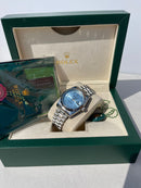 Best Replica New Rolex Daydate Blue Romano 36 mm