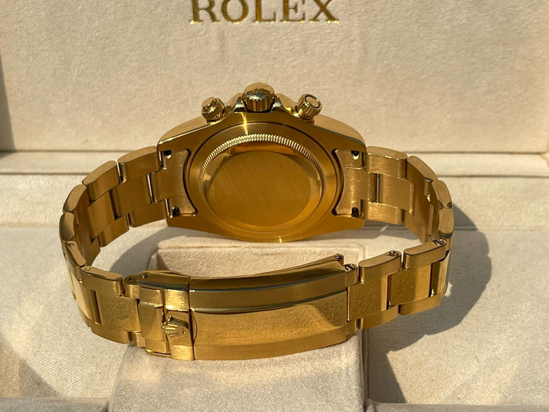 Best Replica  Rolex Daytona Yellow Gold  White Dial
