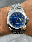Best Replica Datejust blue dial 41 mm Roman Numbers