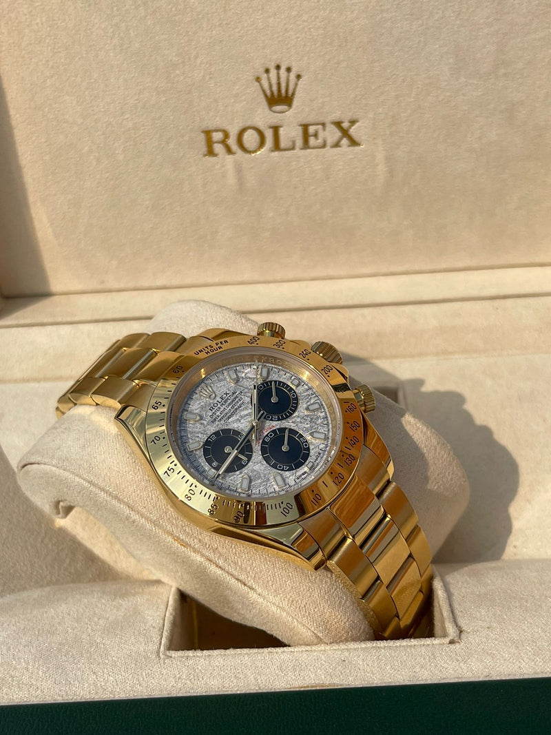 Best Replica  Rolex Daytona Gold Meteorite Dial