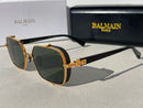 BALMAIN PARIS GOLD SUNGLASSES