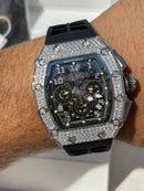 Best Replica Richard Mille Philippe Massa Iced Out