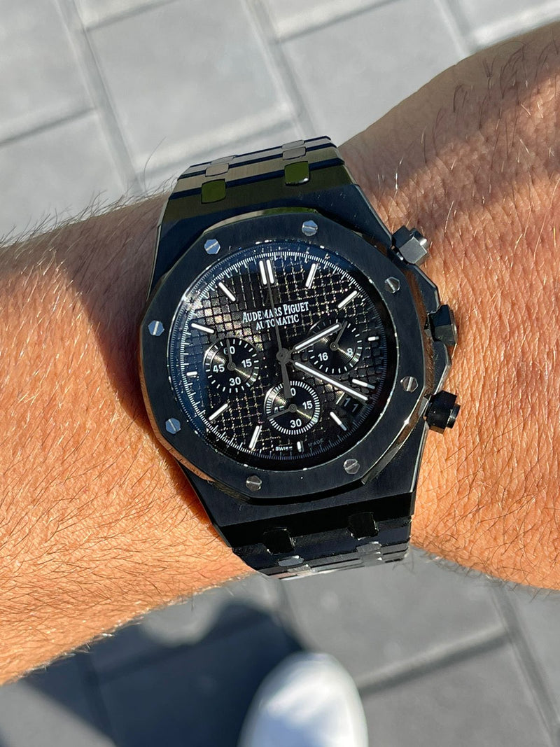 Best Replica Audemars Piguet  Perpetual Calendar Black Mad
