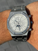 Copy of Best Replica Audemars Piguet  Perpetual Calendar White Dial