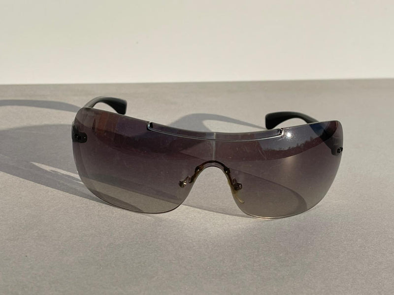 PRADA SPORT BLACK SUNGLASSES AFFO