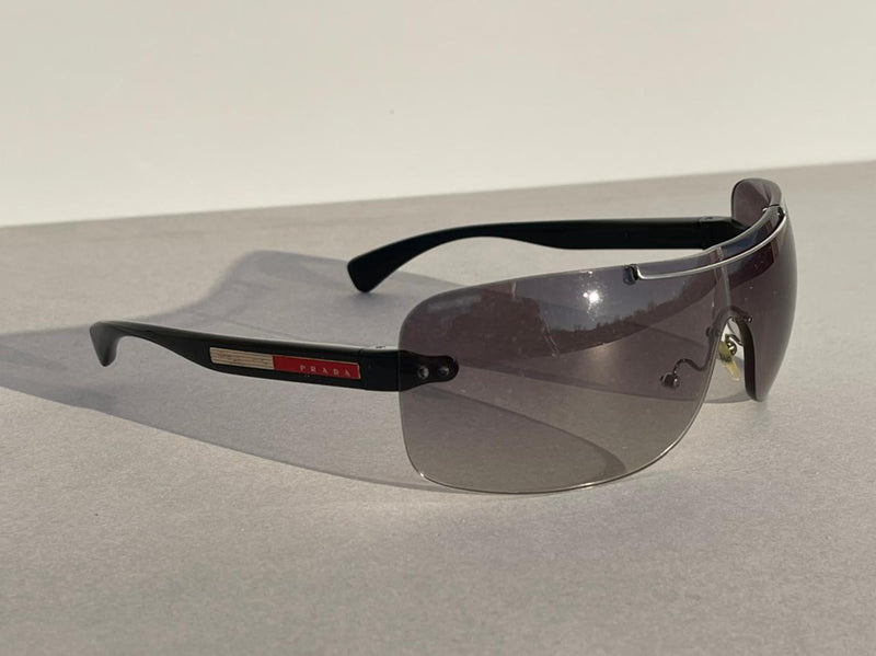 PRADA SPORT BLACK SUNGLASSES AFFO