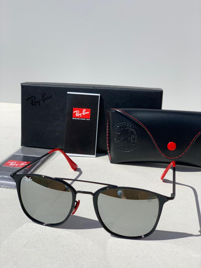 RAY BAN polaroid new la-ferrari model red & blue color