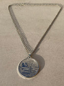 Bitcoin Bling Bling Full bold Gold color Necklaces