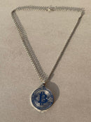 Bitcoin Bling Bling Full bold Gold color Necklaces