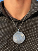 Bitcoin Bling Bling Full bold Gold color Necklaces