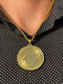 Bitcoin Full bold Gold color Necklaces