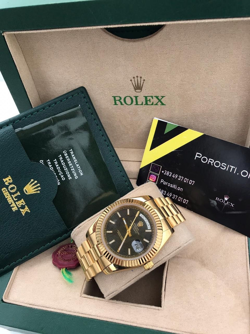 Rolex Daydate gold with black dial