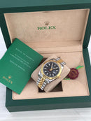 Rolex Datejust bicolor black dial