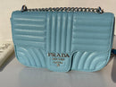 Prada new trendy baby blue leather model women’s bag