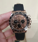 Best Replica  Rolex Daytona black / rose Gold