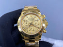 Best Replica 24 karat gold Rolex Daytona Full Gold Cosmograph 1:1 Doublete ETÁ