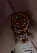 Daydate romano gold with dial 3135 1:1 Doublete ETÁ super clone