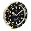 Submariner black & gold wall clock