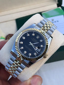 Rolex Datejust gold colour with Diamonds