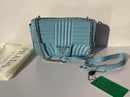 Prada new trendy baby blue leather model women’s bag