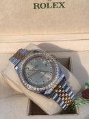 Datejust bicolour model bling bling