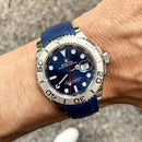 Rolex blue - red GMT master II with blue strap