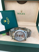 Datejust grey colour with Diamonds