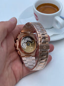 Best Replica Patek Philippe Nautilius Brown with black field thin case Super clone (with orders)