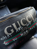 GG Supreme messenger bag men’s new black urban model