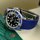 Rolex blue GMT master II with blue strap