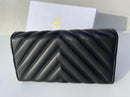 Chanel new trendy black leather model women’s wallet