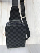 LV black shoulder bag