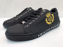 Best Replica Philipe Plein black color leather sneakers, Swiss