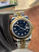 Rolex Datejust bicolor black dial