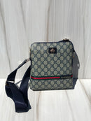 Gucci XL light blue shoulder bag tricolour bee sign