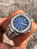 Patek Philippe Nautilus Blue diamonds