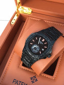 Black Limited Patek Philippe Mad Iced Out