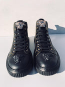 Best Replica Versace long black shoes - sneakers
