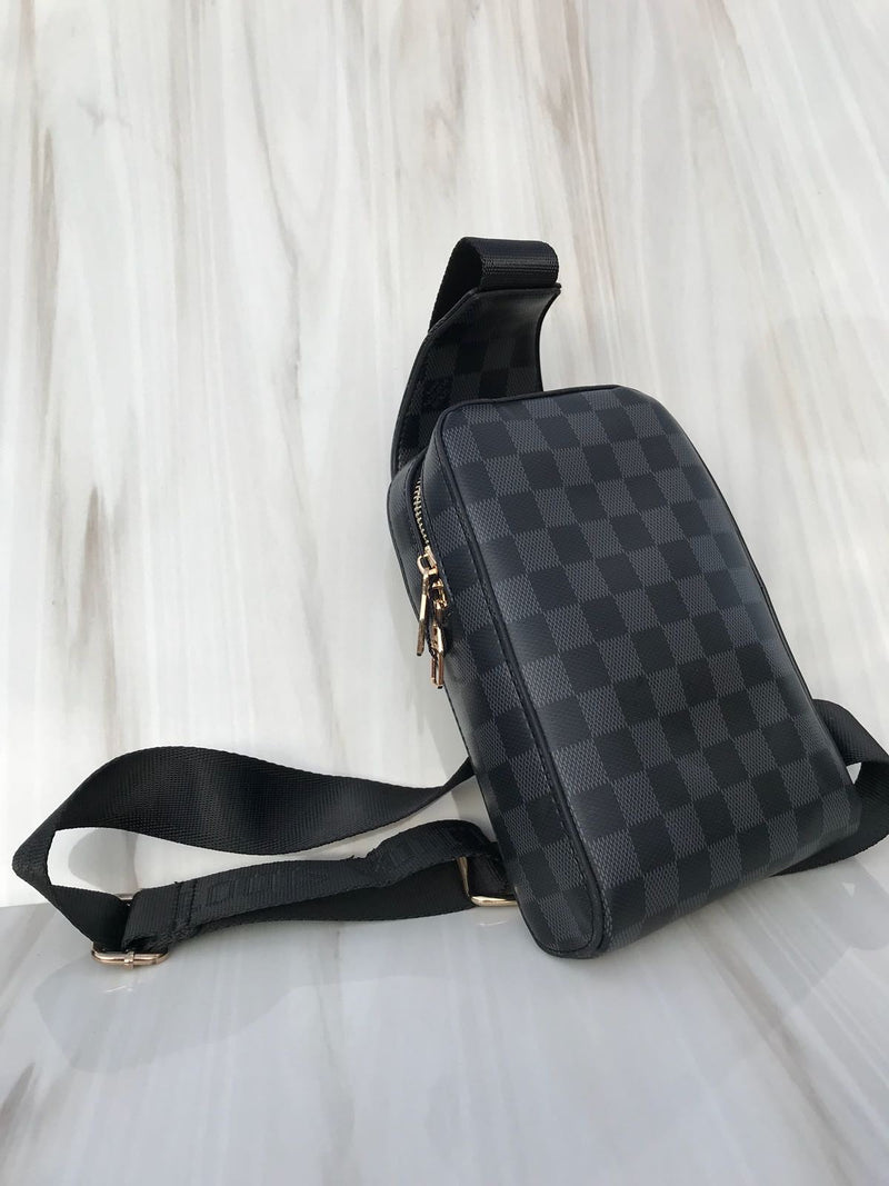 LV black shoulder bag