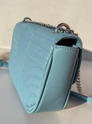 Prada new trendy baby blue leather model women’s bag