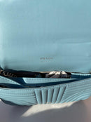 Prada new trendy baby blue leather model women’s bag