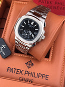 Patek Philippe Nautilus with black dial