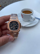 Best Replica Patek Philippe Nautilius Brown with black field thin case Super clone (with orders)