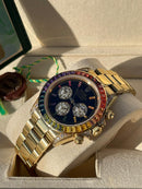 Rolex Gold Daytona Rainbow Iced Out new model